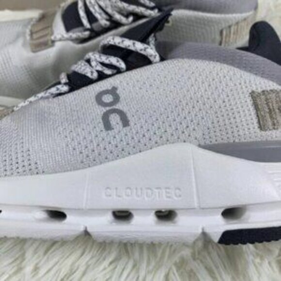 ON Running Cloud Cloudnova Women's White Sand Running Sneaker - Picture 6 of 6